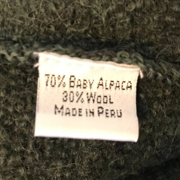 Peruvian Connection | Green Alpaca-Wool Jacket - Picture 11 of 14